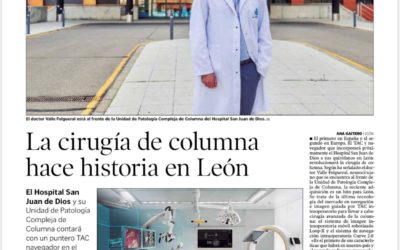 Diario de León: La cirugía de columna hace historia en León