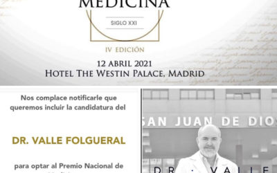 Nominación para el Premio Nacional de Medicina en Neurocirugía