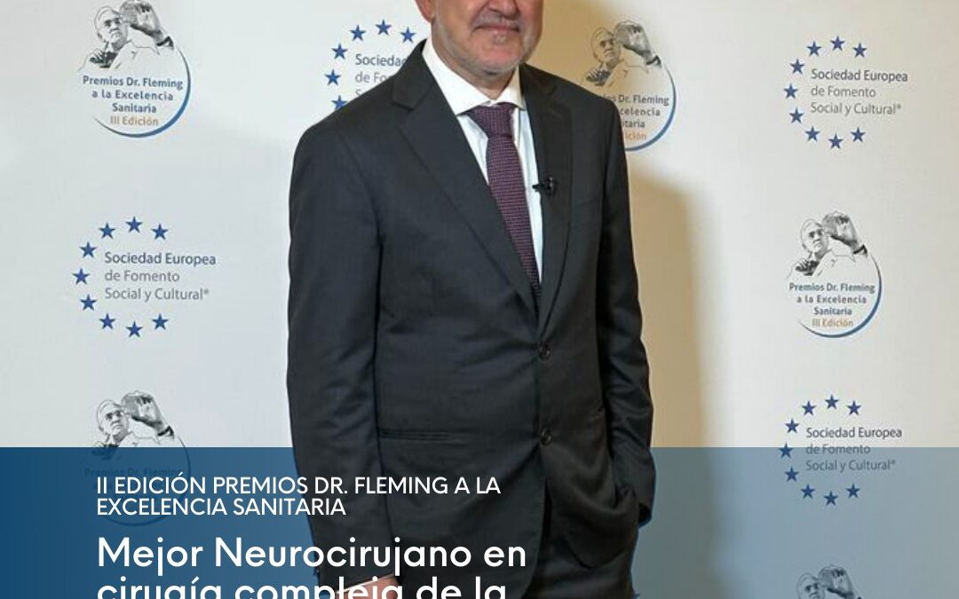 El doctor Valle Folgueral, galardonado en los Premios Doctor Fleming a la Excelencia Sanitaria