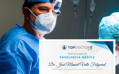 El Dr. Valle Folgueral y su equipo: Certificado de Excelencia Médica TopDoctors